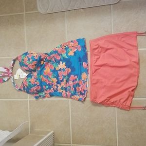 Tommy Bahama tankini with matching skirt